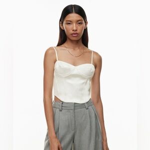 Aritzia Sundays Best Minx Satin Bustier